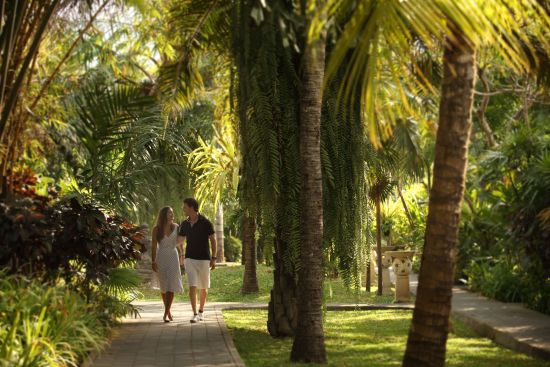 Puri Santrian in Südbali:  Garden