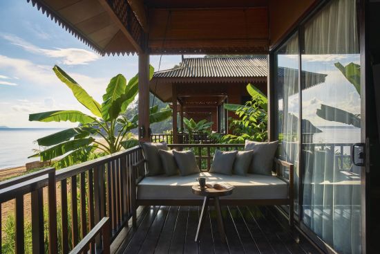 The Boathouse Pulau Tioman à Île Tioman:  Beachfront Bungalow | Terrace