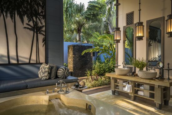Four Seasons Resort in Langkawi:  Family Beach Villa with Plunge Pool | Vanity