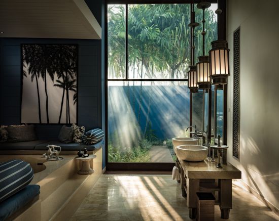 Four Seasons Resort in Langkawi:  Family Beach Villa with Plunge Pool | Vanity