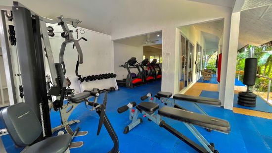Coco Grove Beach Resort in Siquijor:  Azora Garden Gym