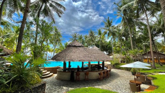 Coco Grove Beach Resort in Siquijor:  Olympic Pool Bar
