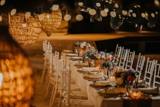 Costabella Tropical Beach Hotel in Cebu:  Intimate Beach Dinner