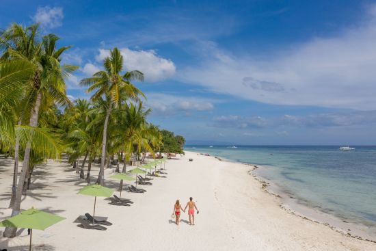 Oceanica Resort Panglao à Bohol:  beach