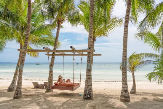 Oceanica Resort Panglao in Bohol: Hanging Bed