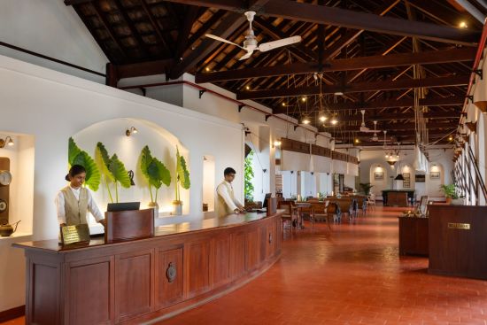 Brunton Boatyard in Kochi:  Reception