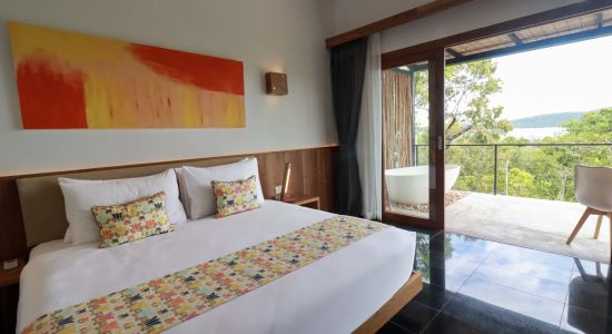 Island Center Point à Koh Rong Sanloem: Hillside Deluxe | bedroom
