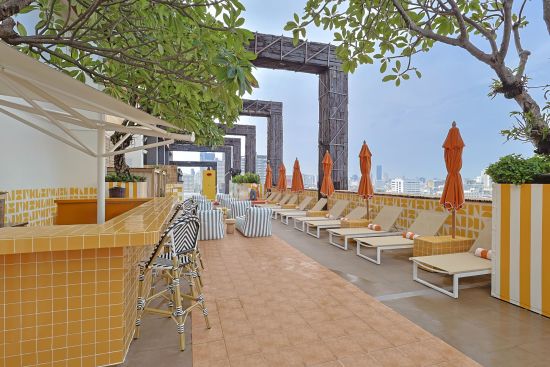 Siam@Siam Design Hotel Bangkok:  Sunbeds