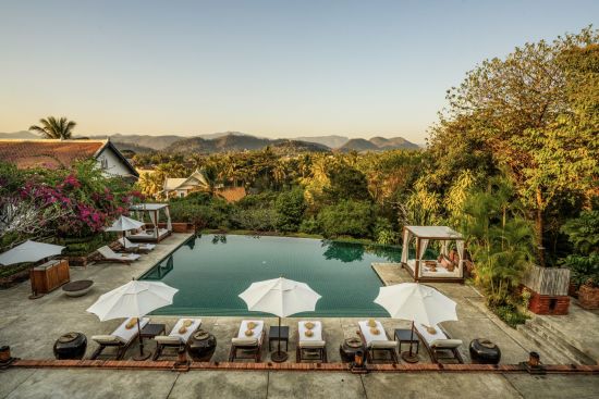 La Résidence Phou Vao in Luang Prabang: Swimming Pool with View