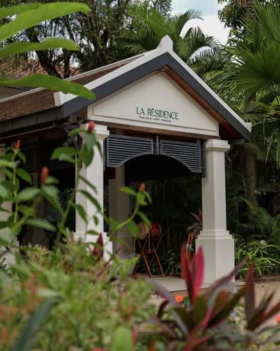 La Résidence Phou Vao in Luang Prabang: Eingang