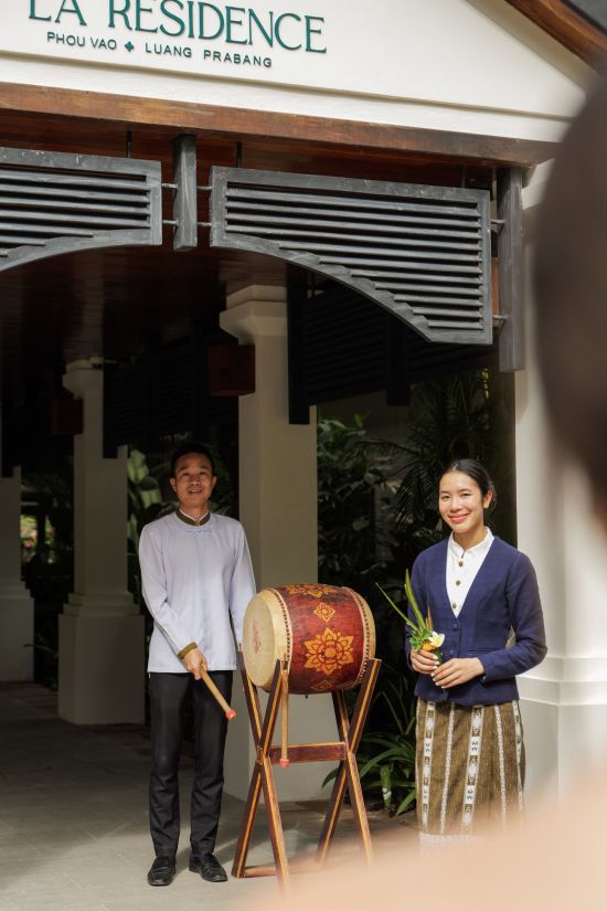 La Résidence Phou Vao in Luang Prabang: Reception