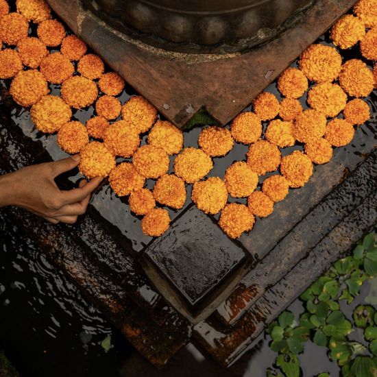 La Résidence Phou Vao in Luang Prabang: Flower Decoration