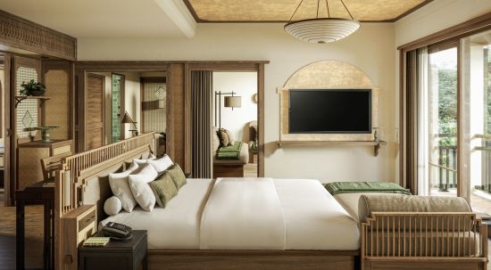 La Résidence Phou Vao in Luang Prabang: Mountain View Suite | Bedroom