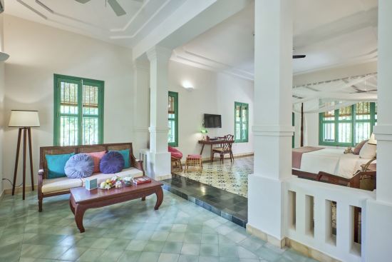 Poulo Condor Boutique Resort & Spa à Con Dao: Colonial Villa | living and bedroom