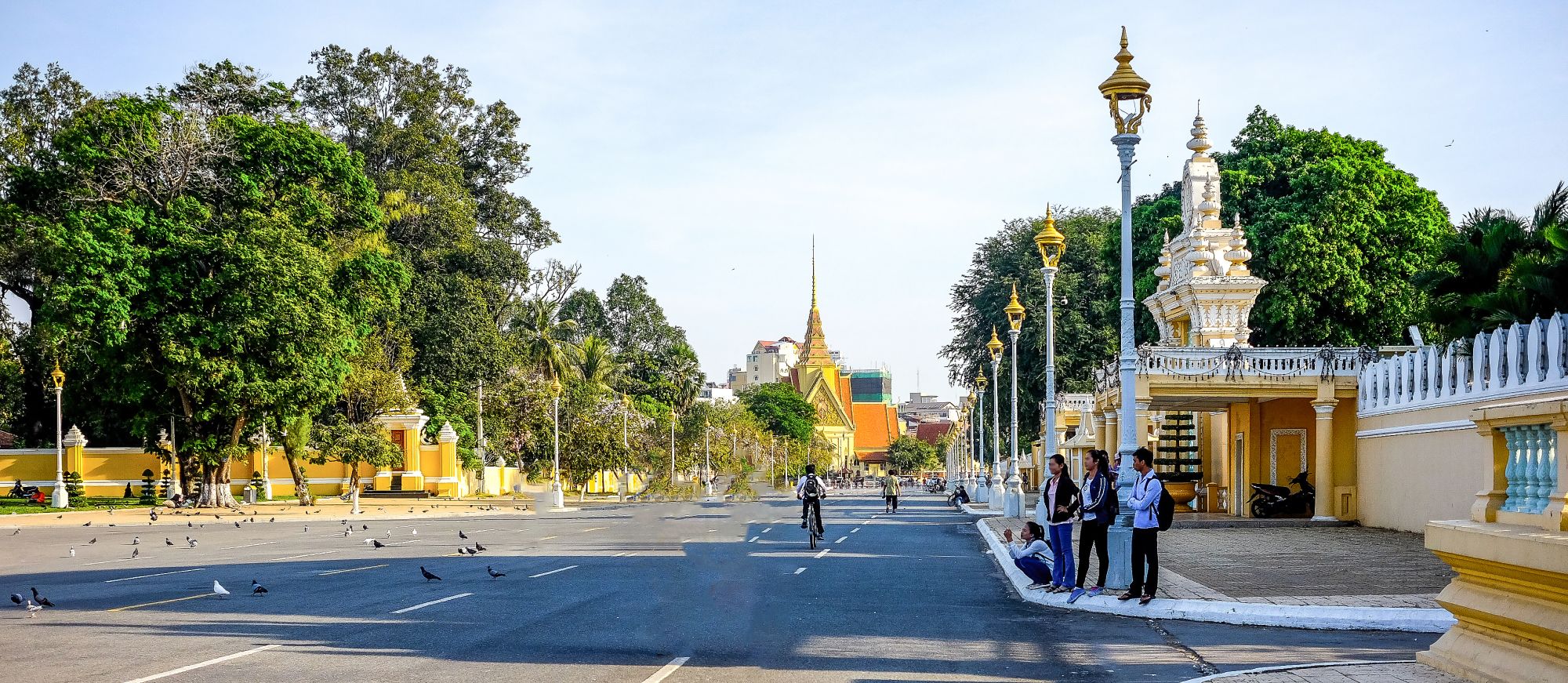 Stadtrundfahrt mit dem Tuk-Tuk in Phnom Penh: Phnom Penh Main Street