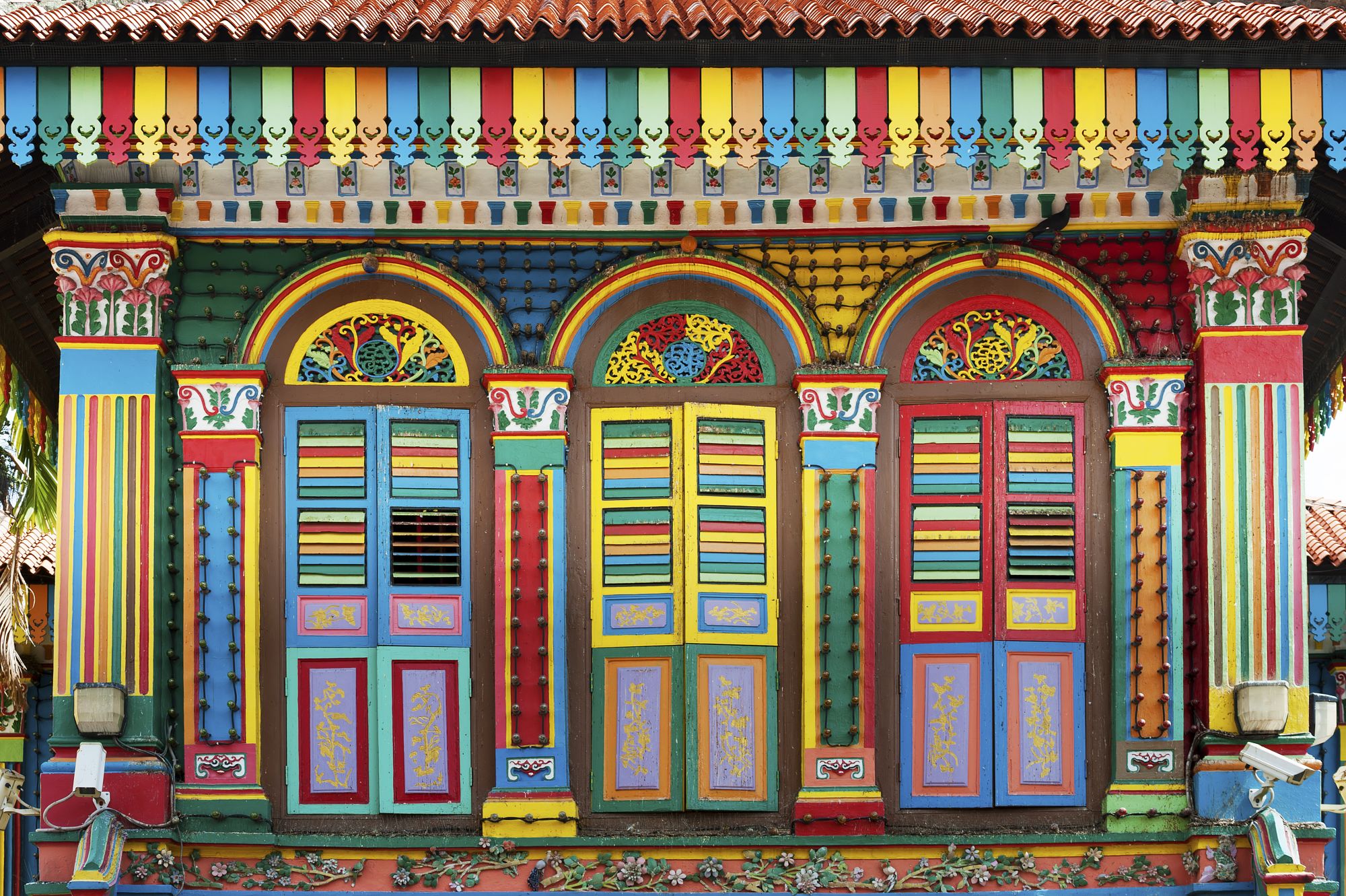 Tour de ville de Singapour: Old building in little India in Singapore