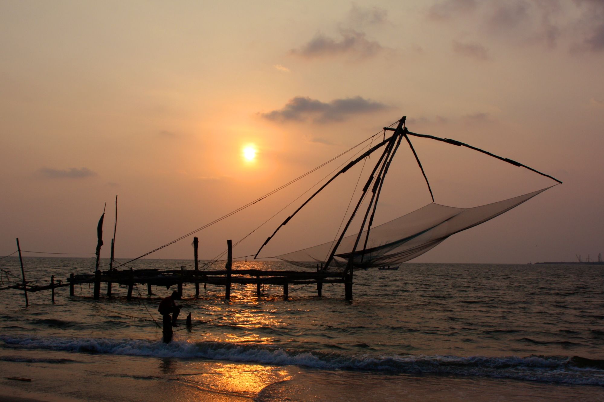 Vielfältiges Südindien ab Kochi: Kochi: Chinese fishing net