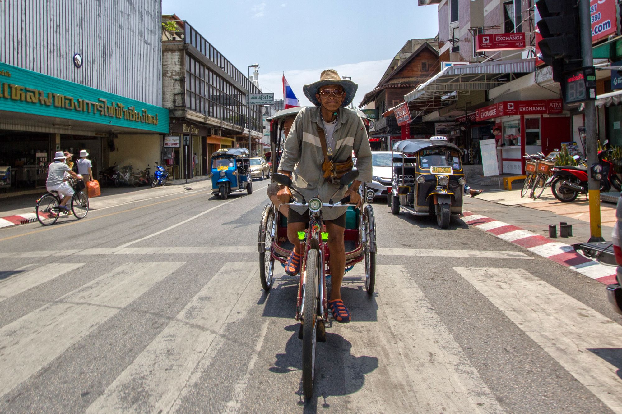 Le Triangle d'Or de Chiang Mai: Chiang Mai Rickshaw Driver