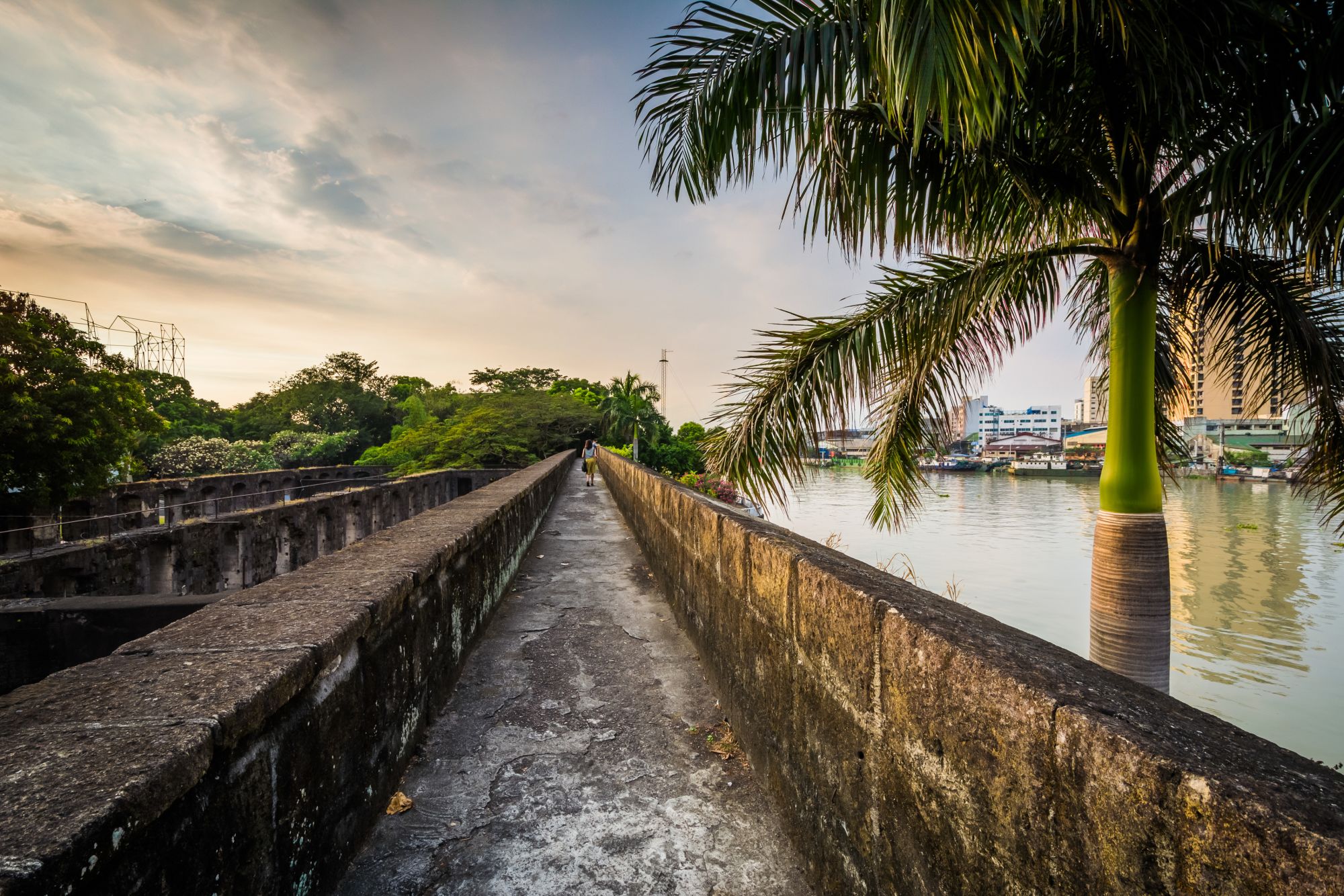 Das unbekannte Manila erfahren: Manila Pasig River at Fort Santiago Intramuros