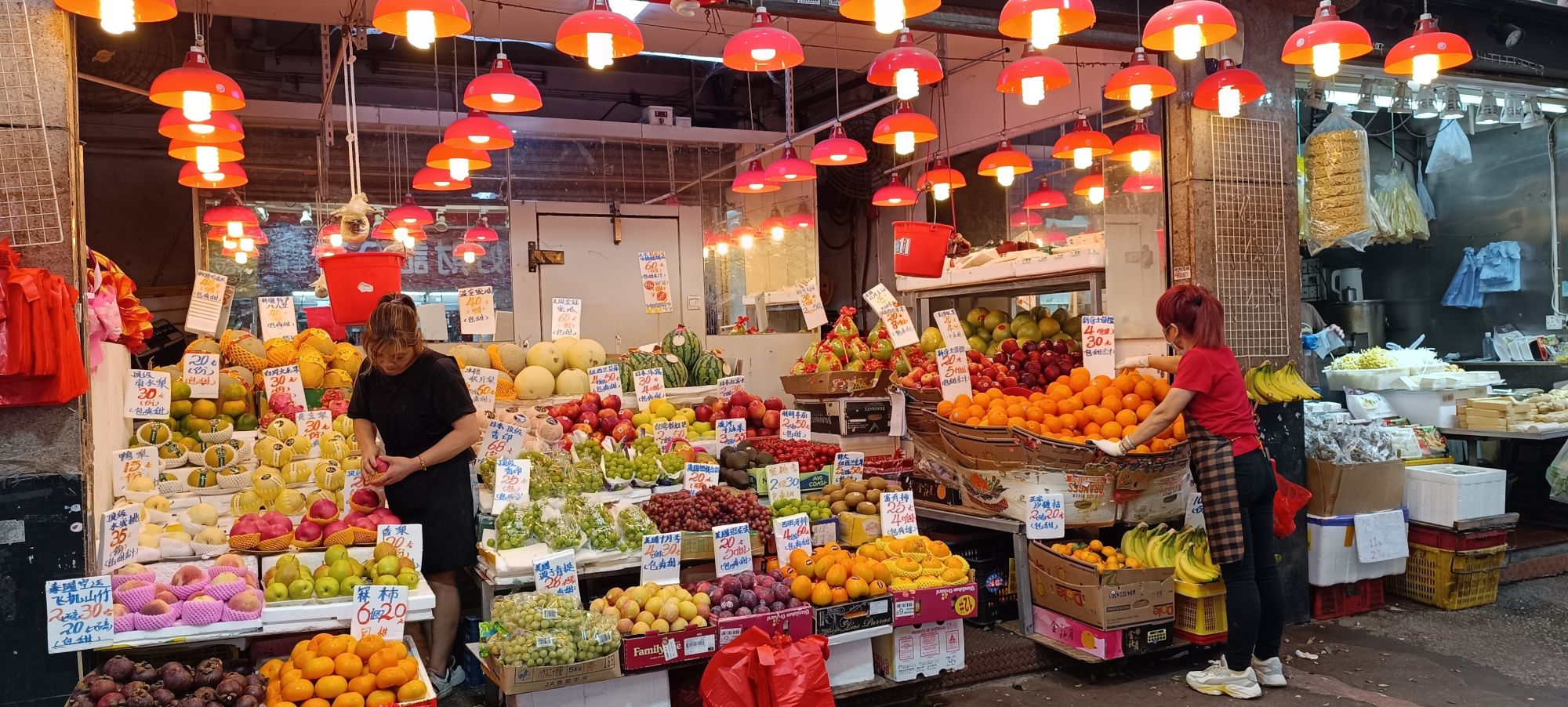 «New Territories» authentiques à Hong Kong: Yuen Long New Street market