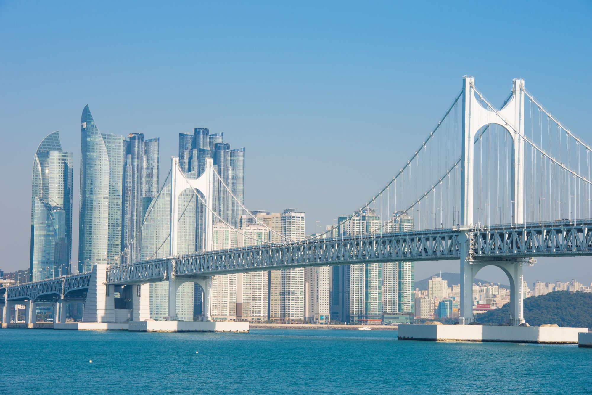 Découverte active de la Corée du Sud de Séoul: Gwangan bridge and Haeundae in Busan