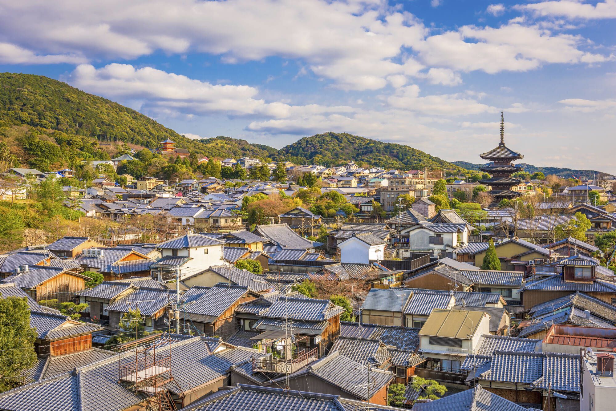 Au pays du soleil levant de Tokyo: Hokan-ji Temple in the distance
