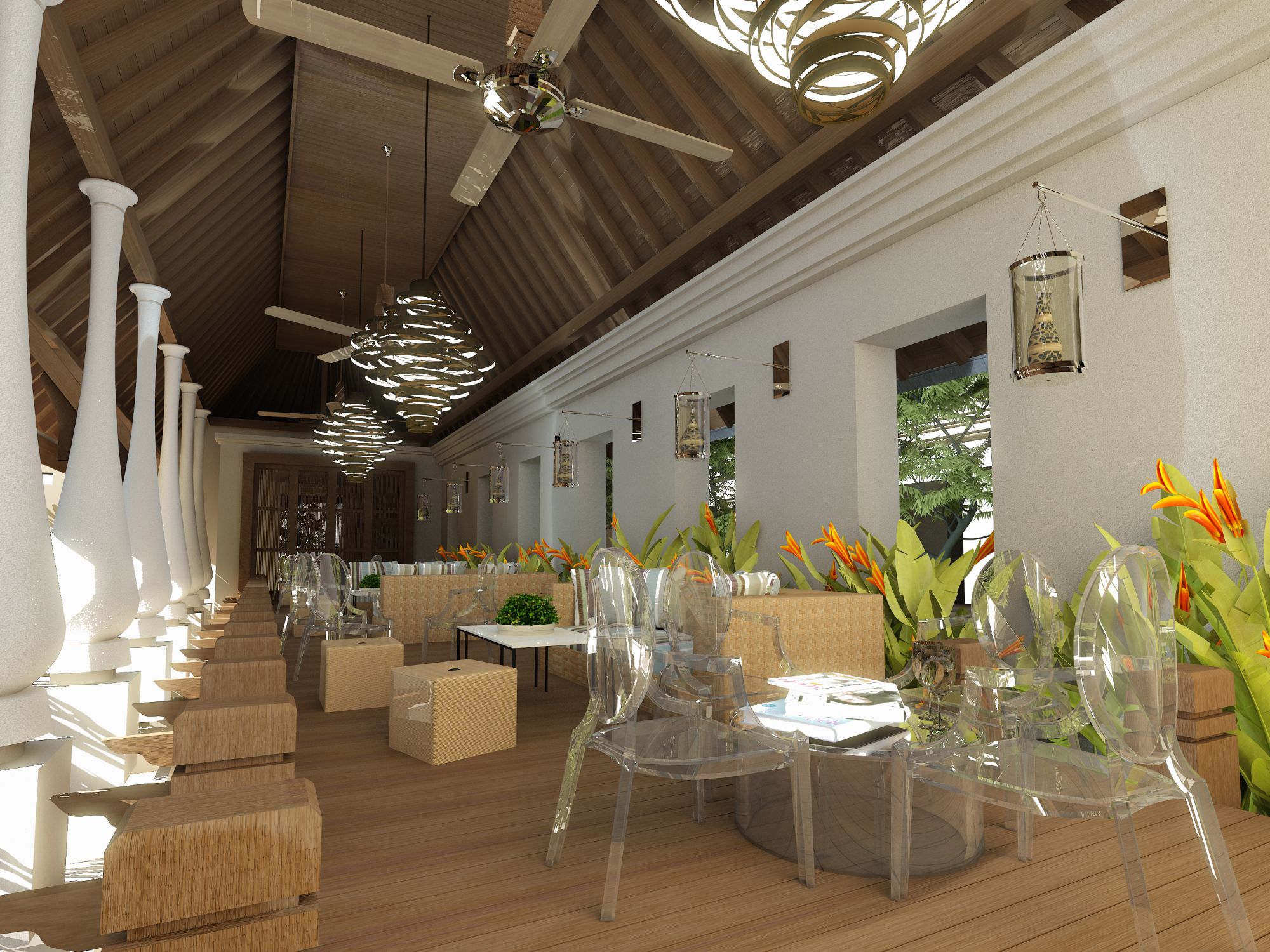 Gaya Island Resort in Kota Kinabalu: Pool Bar Lounge