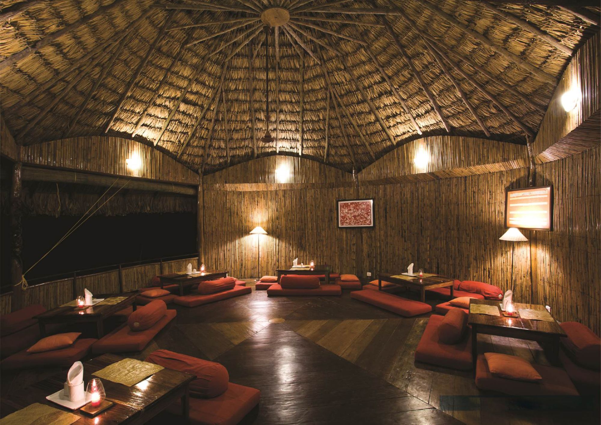 Barefoot at Havelock à Îles Andaman: Restaurant interior