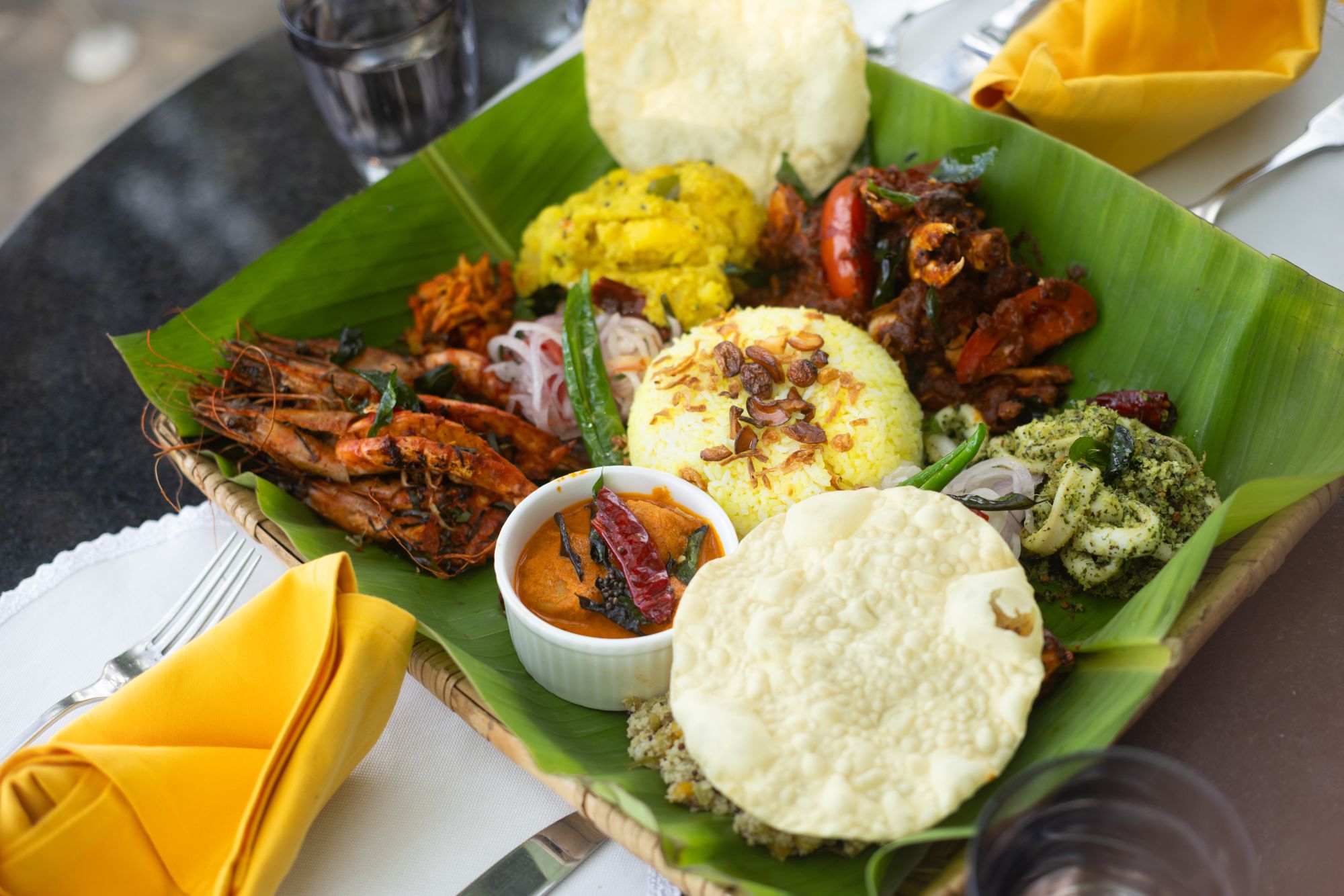 Brunton Boatyard in Kochi: Seafood
