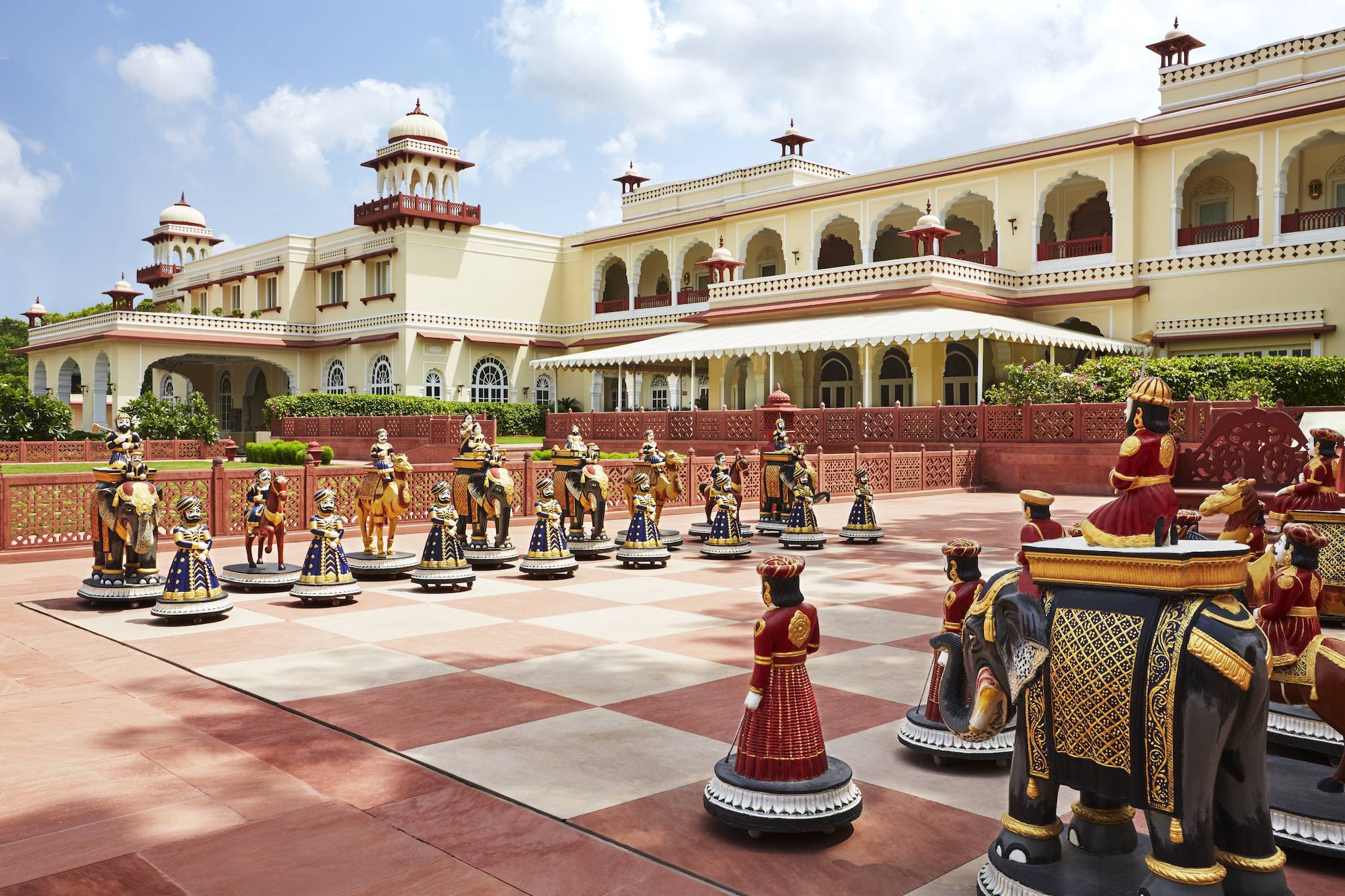 Jai Mahal Palace à Jaipur: Chessboard