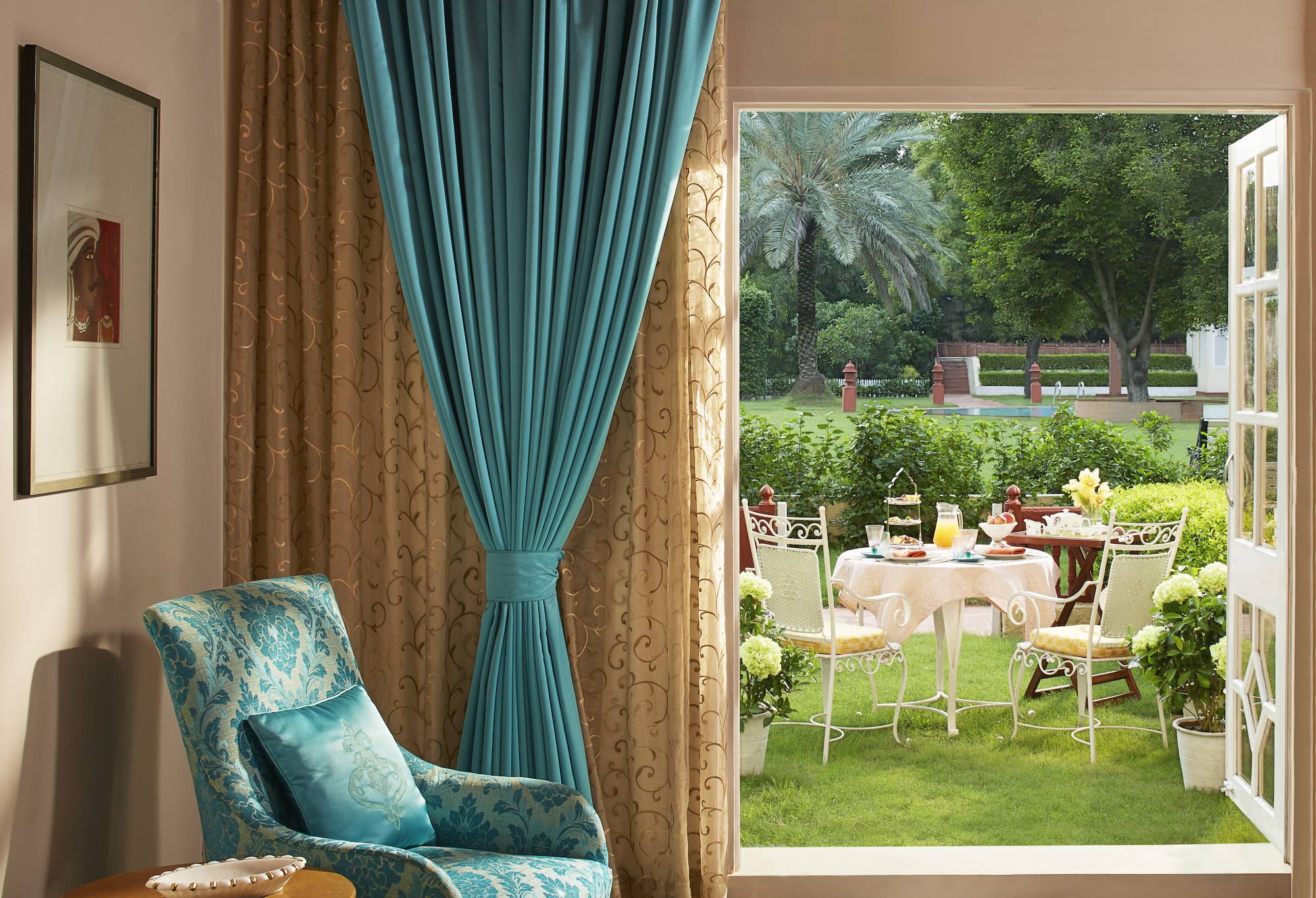 Jai Mahal Palace à Jaipur: Luxury sit-out | Breakfast