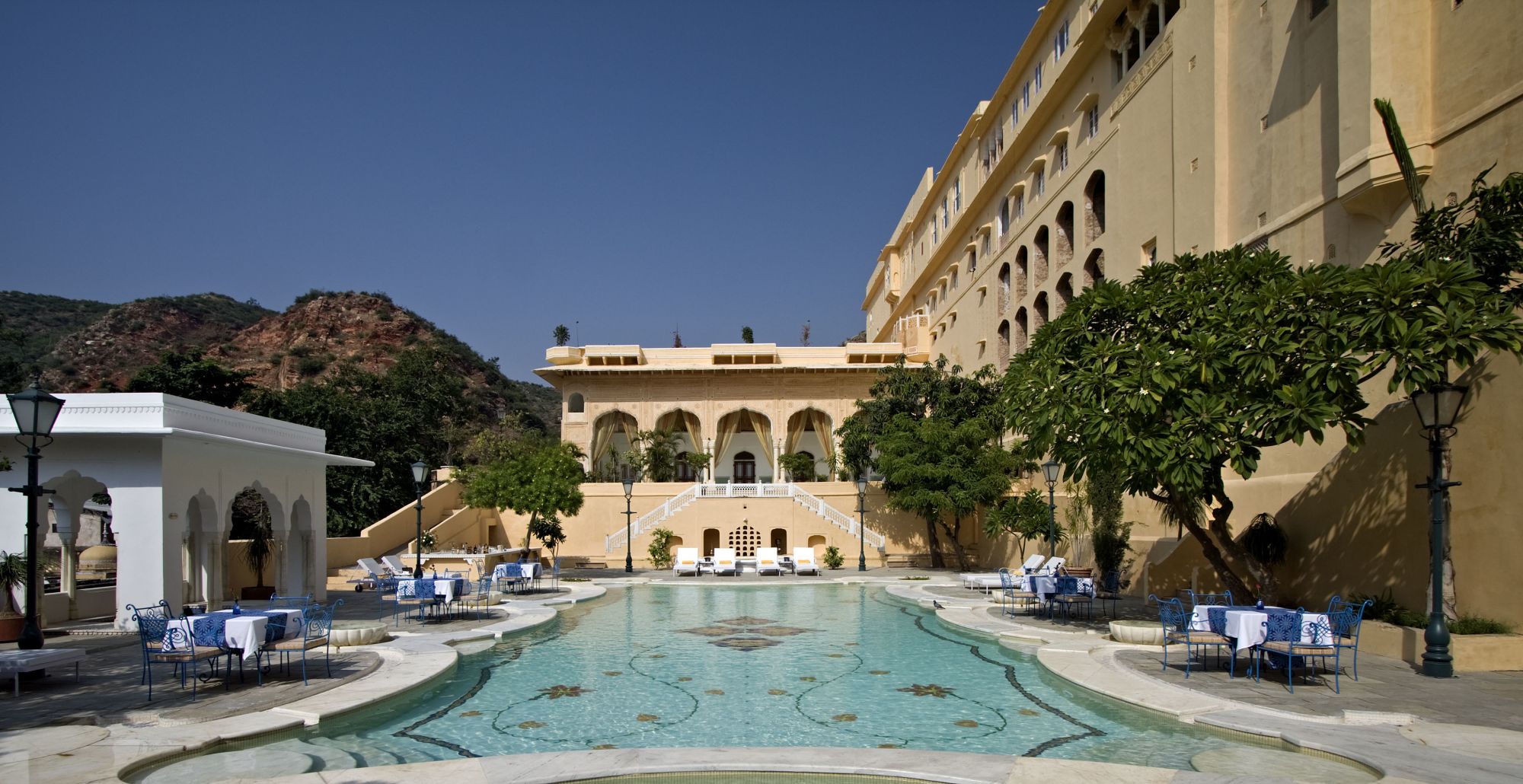 Samode Palace in Jaipur: Swimming pool