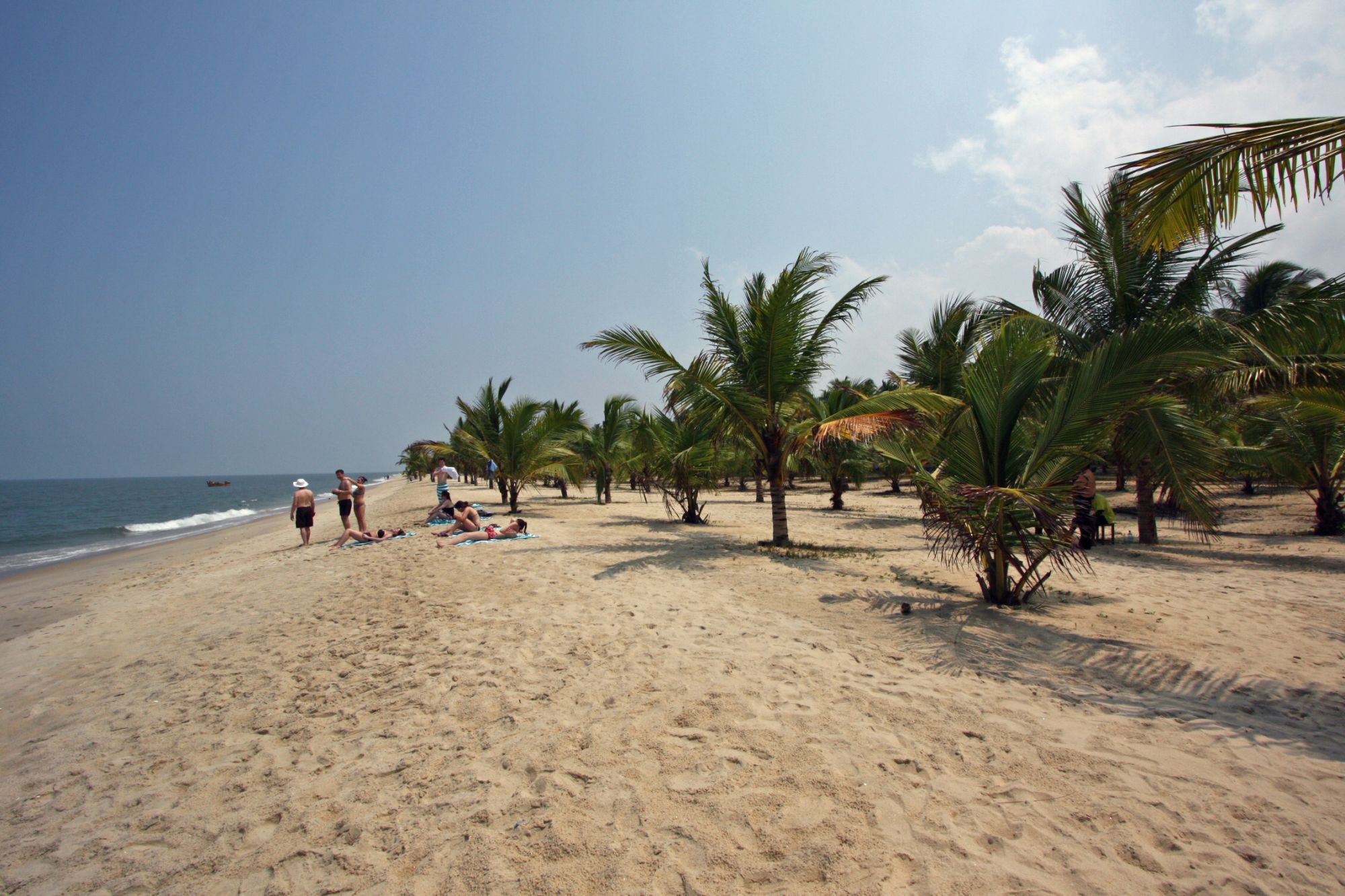 Marari Beach Resort in Mararikulam:  Beach at Marari Beach Resort