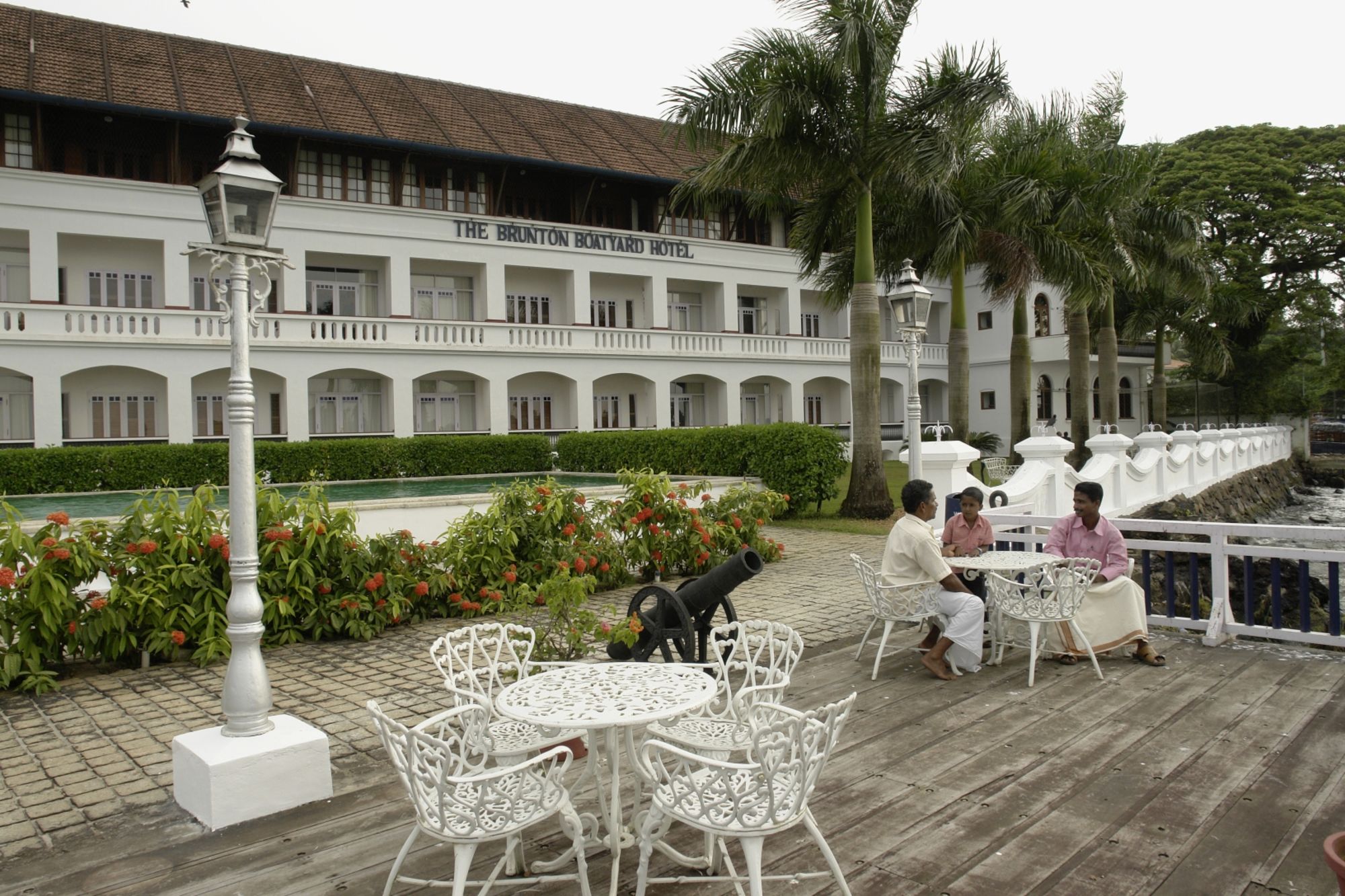 Brunton Boatyard in Kochi: exterior: