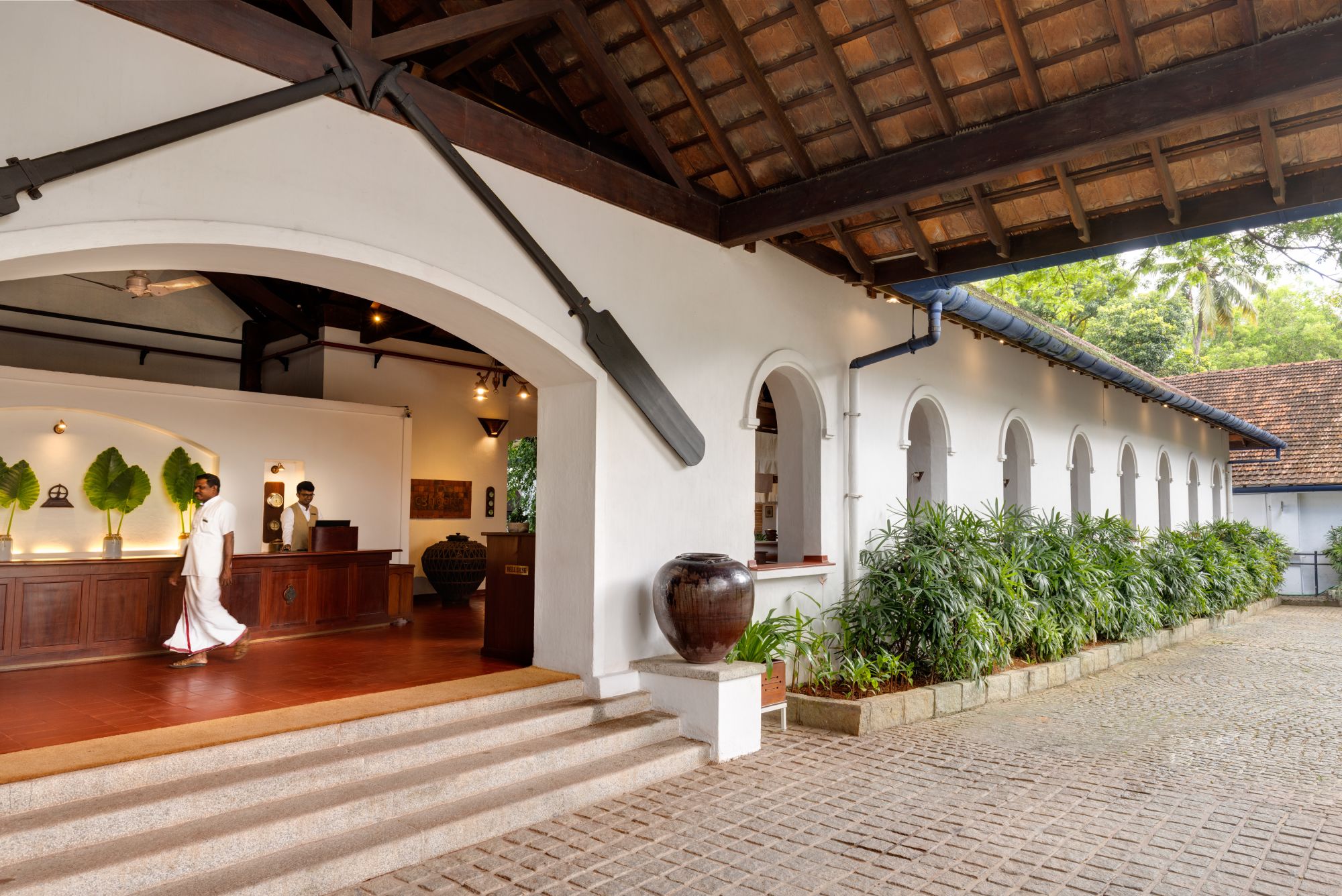 Brunton Boatyard in Kochi: Entrance