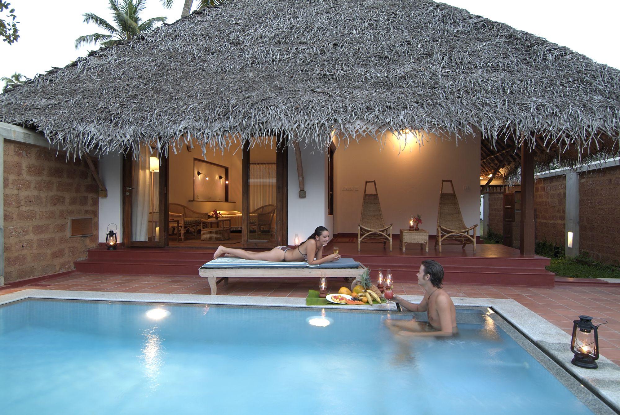 Marari Beach Resort in Mararikulam:  Garden Villa with private pool