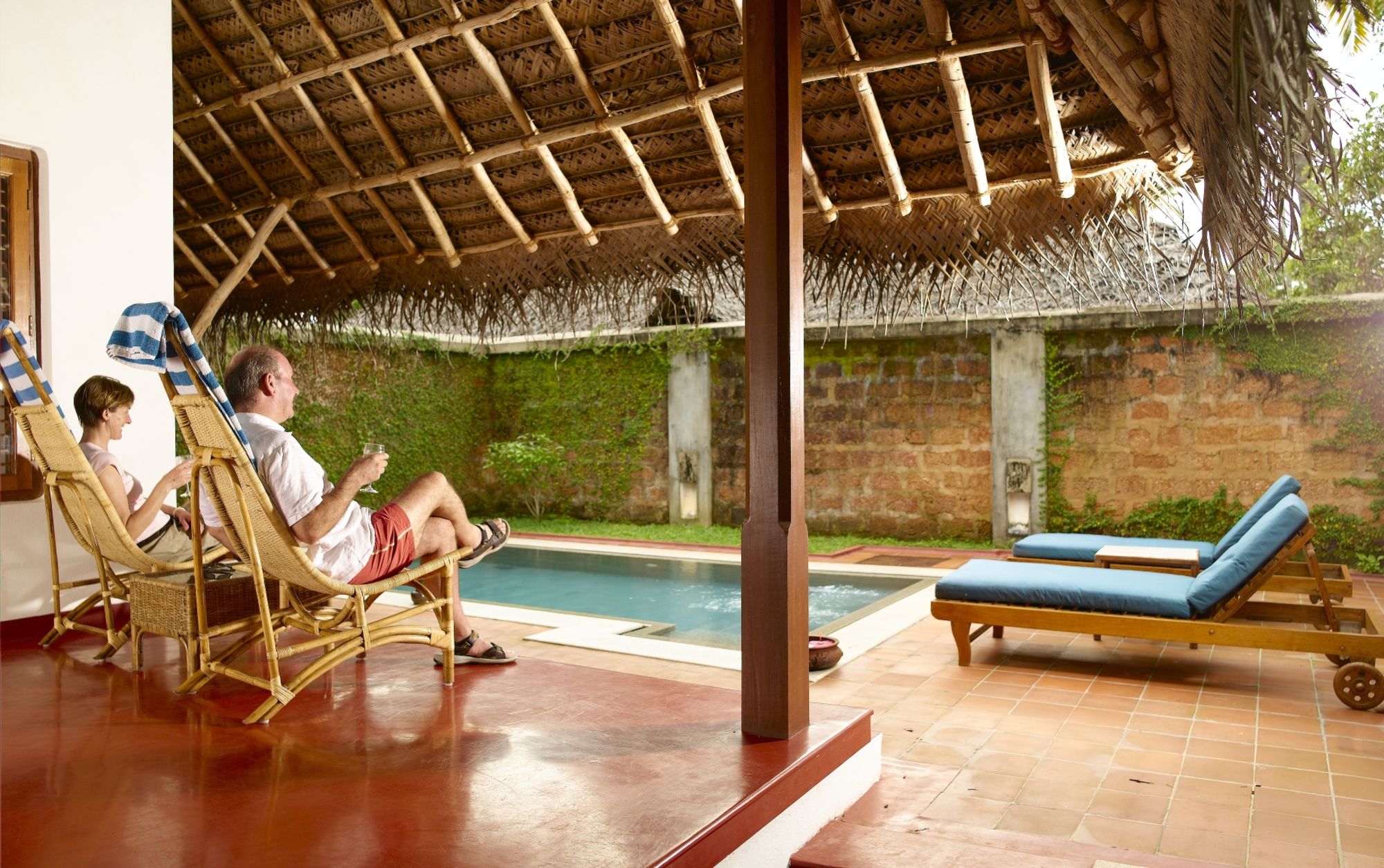 Marari Beach Resort in Mararikulam:  Garden Villa with private pool