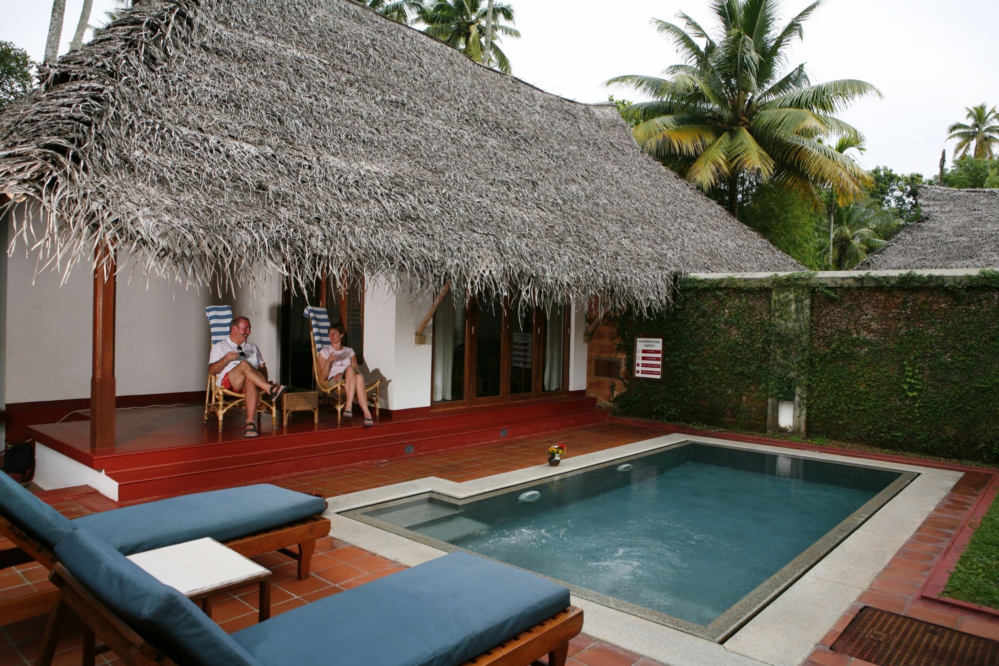 Marari Beach Resort in Mararikulam:  Garden Villa with private pool