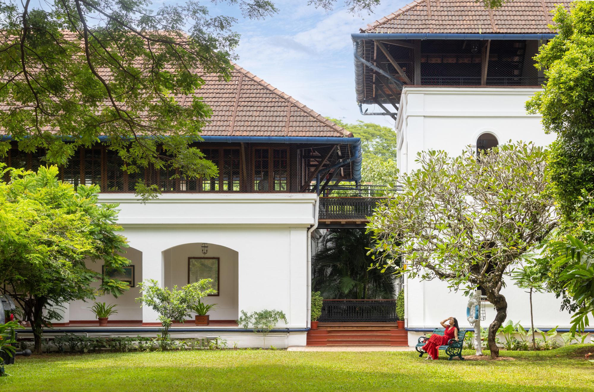 Brunton Boatyard in Kochi: Garden