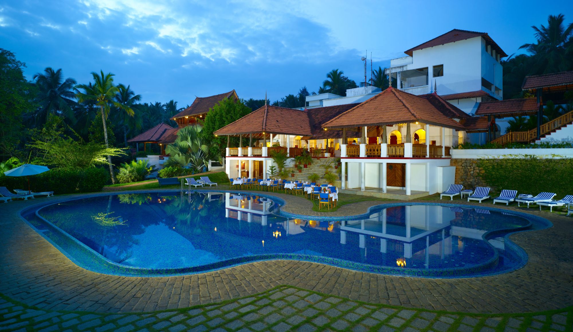 The Travancore Heritage à Kovalam:  Pool