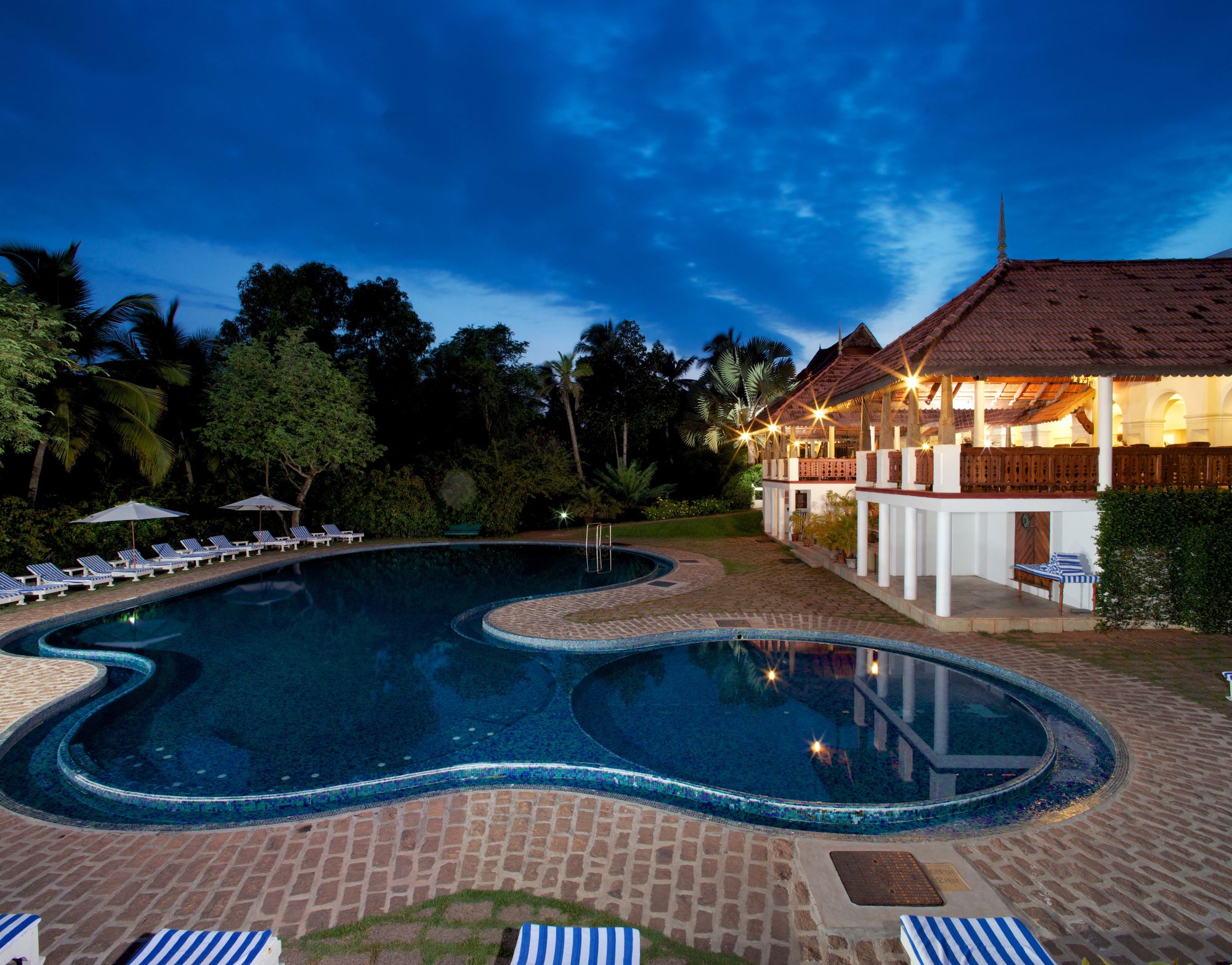 The Travancore Heritage à Kovalam:  Main Pool