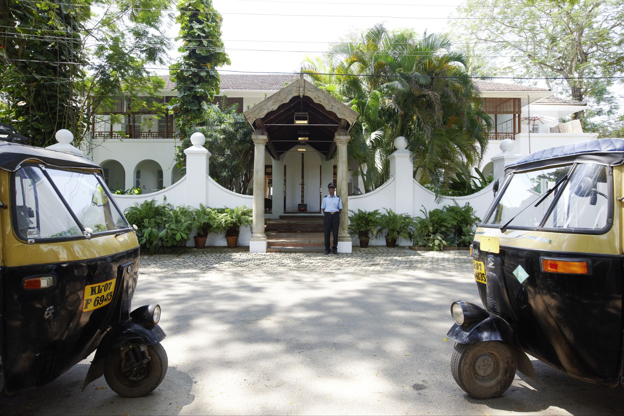 The Malabar House in Kochi:  Entrance