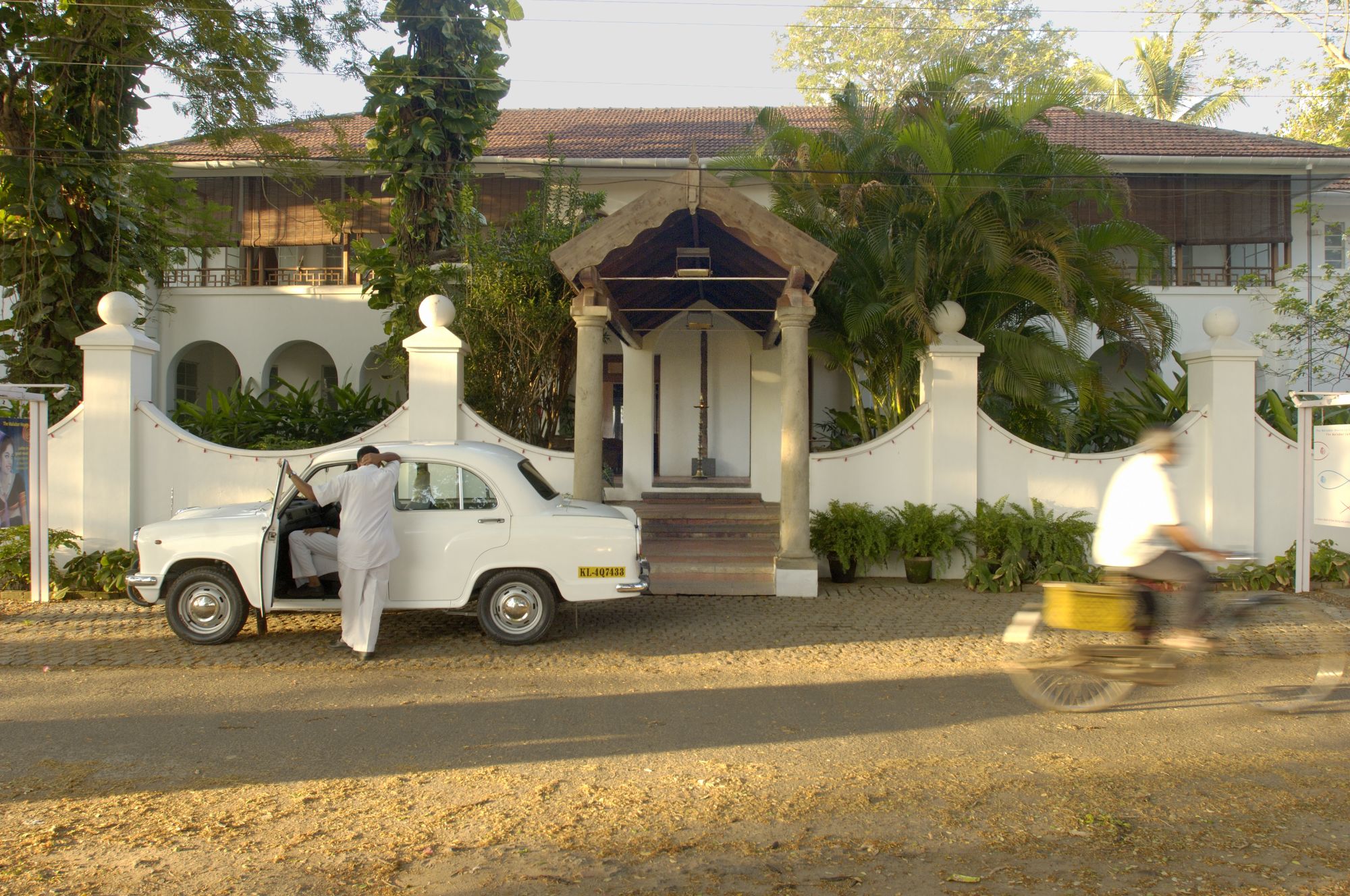 The Malabar House in Kochi:  Entrance