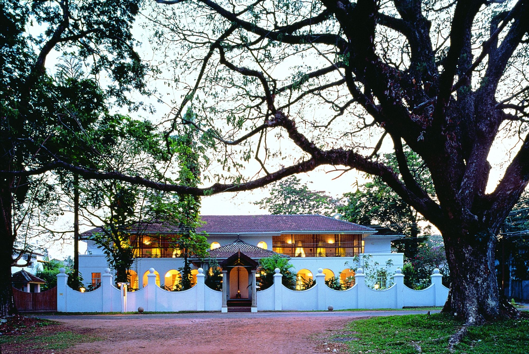 The Malabar House in Kochi: the malabar house at night