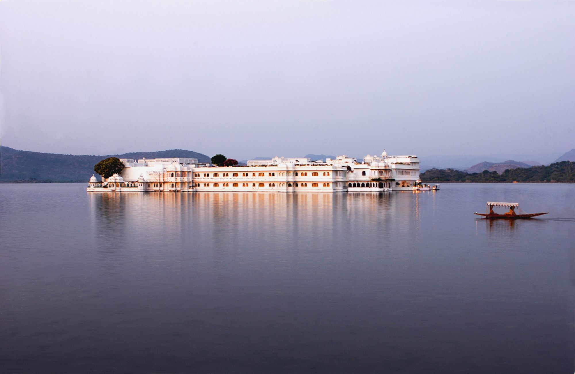 Taj Lake Palace in Udaipur: location: