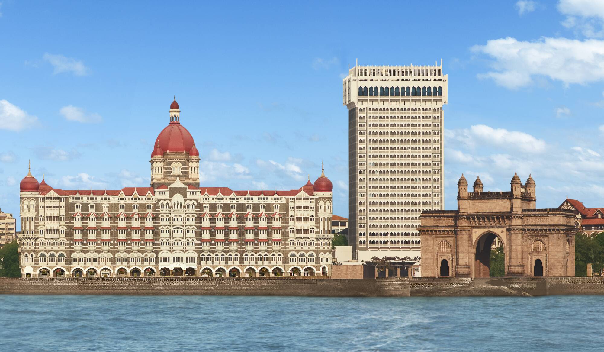 The Taj Mahal Palace in Mumbai: The Taj Mahal Palace with Gateway of India
