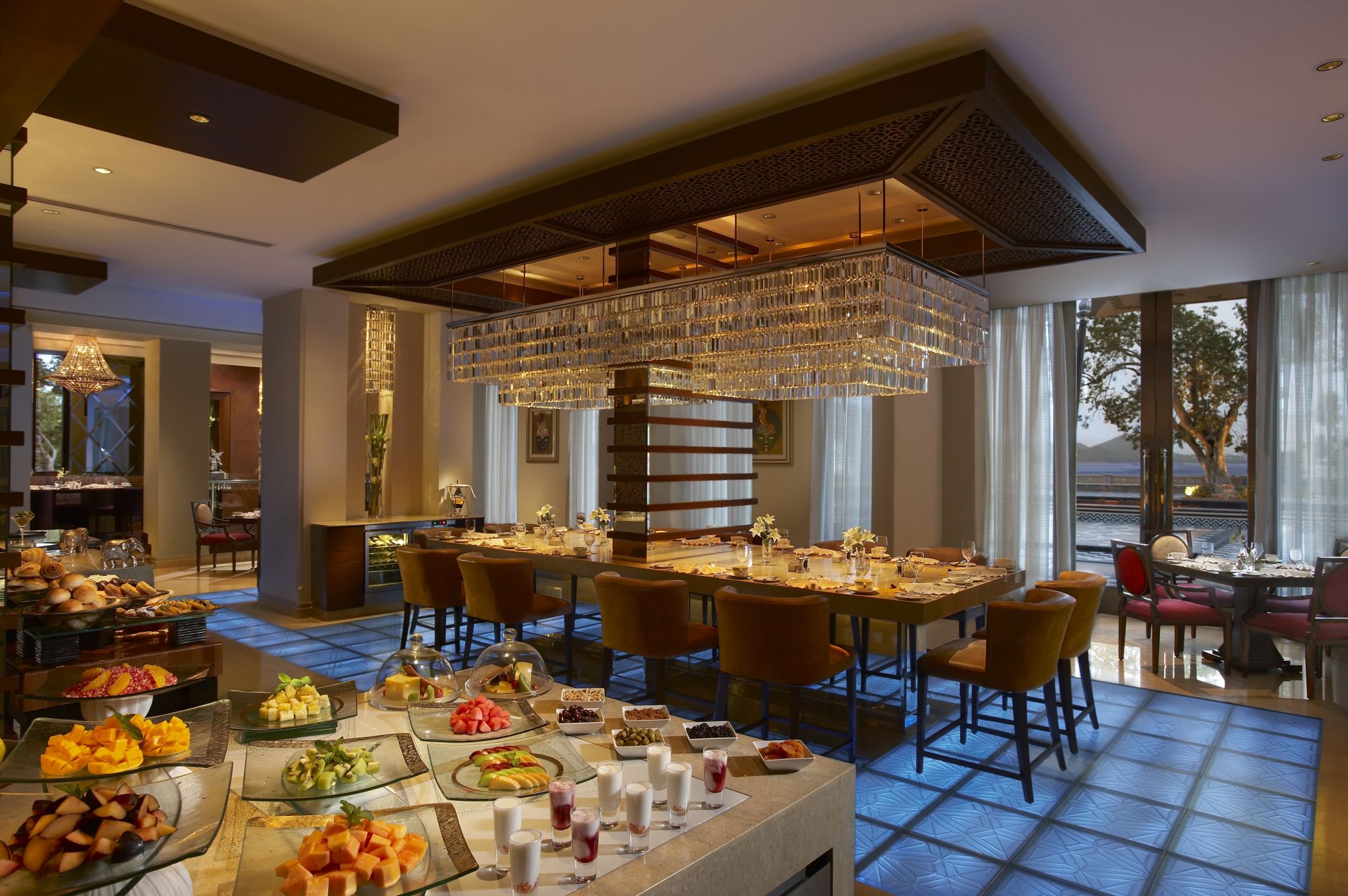 The Leela Palace in Udaipur: Dining room
