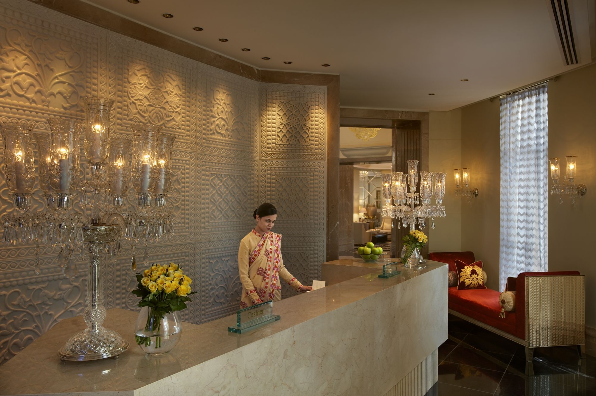 The Leela Palace in Udaipur: Reception