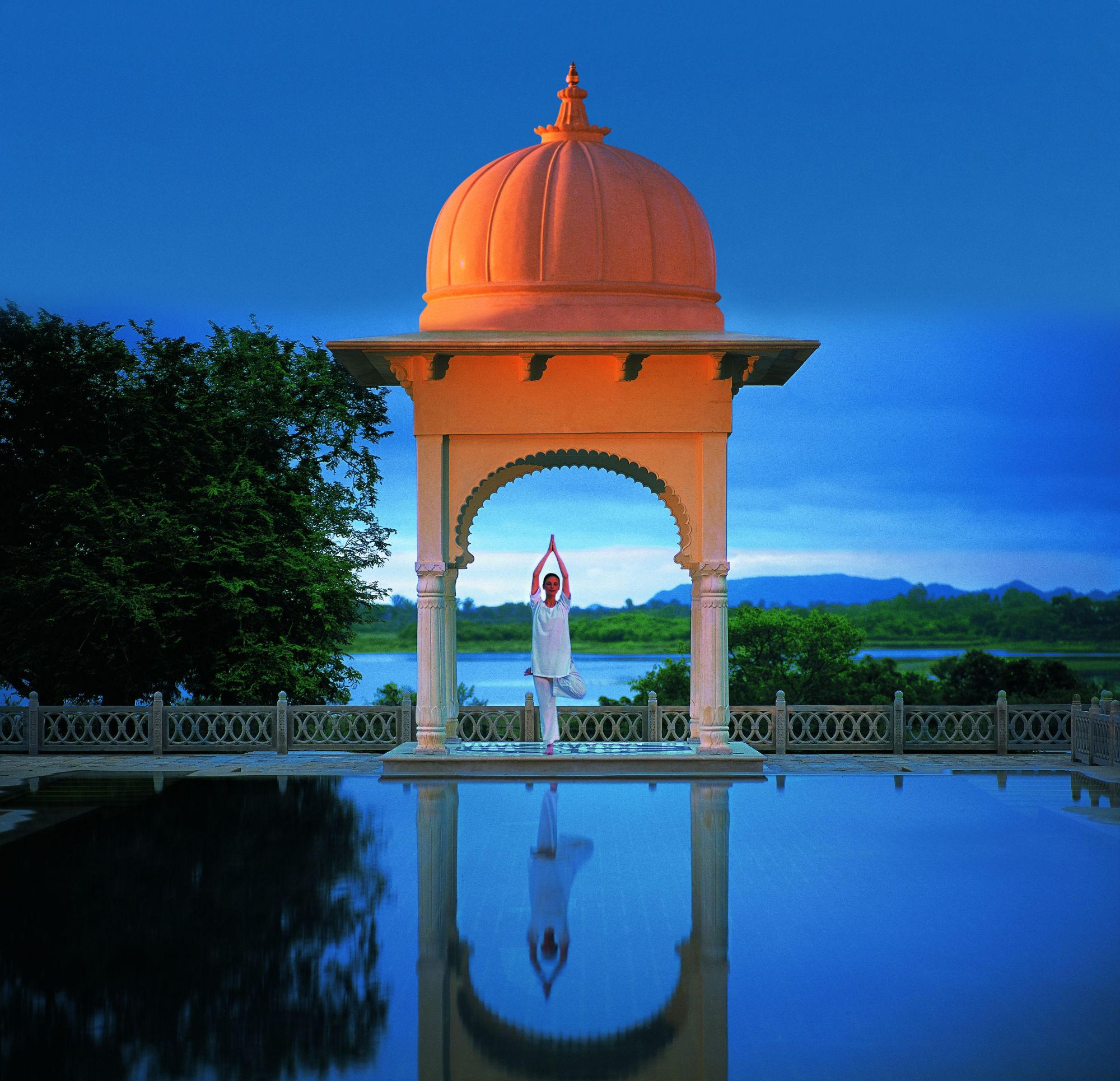 The Oberoi Udaivilas à Udaipur: Swimming Pool at Spa