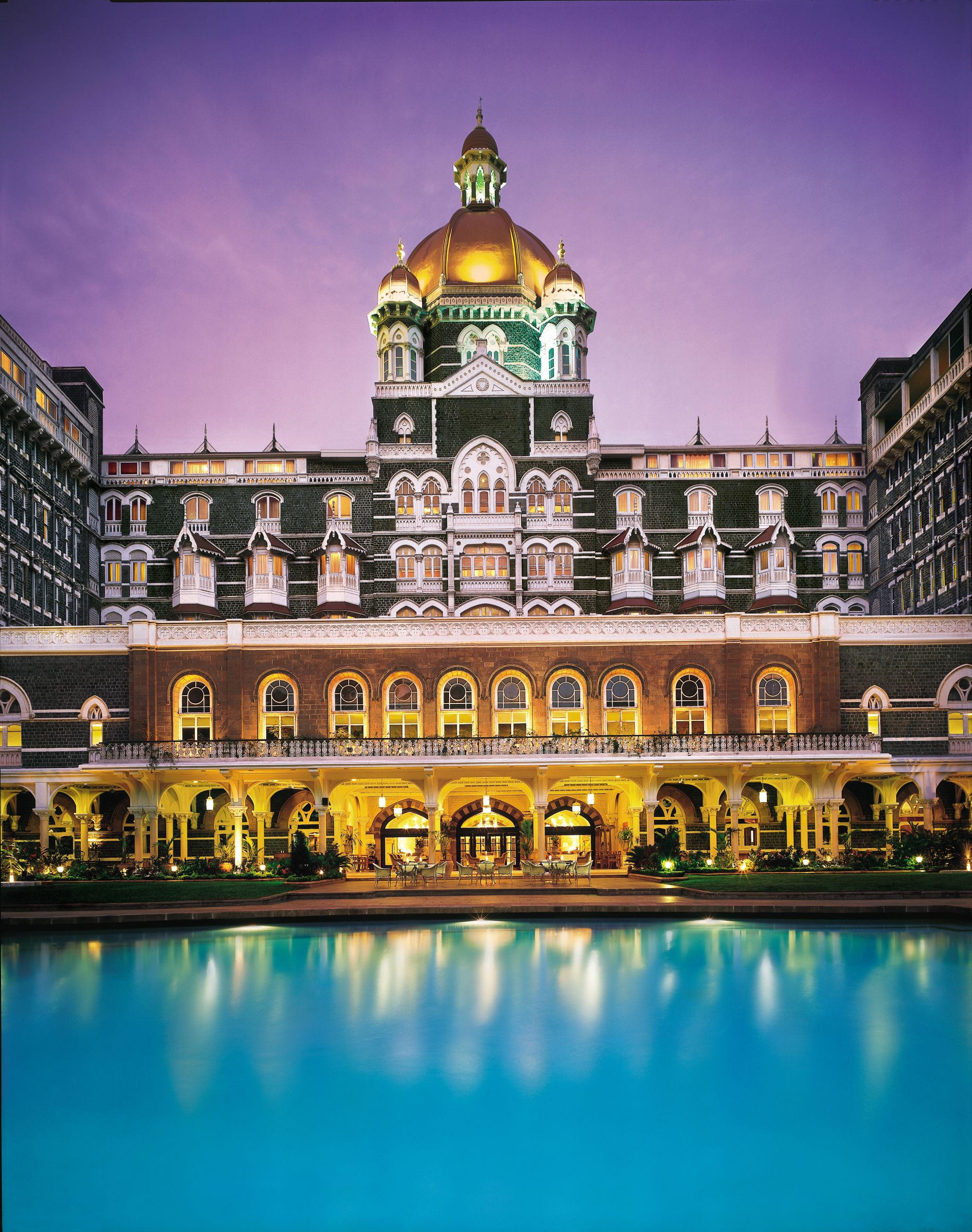 The Taj Mahal Palace in Mumbai: pool: